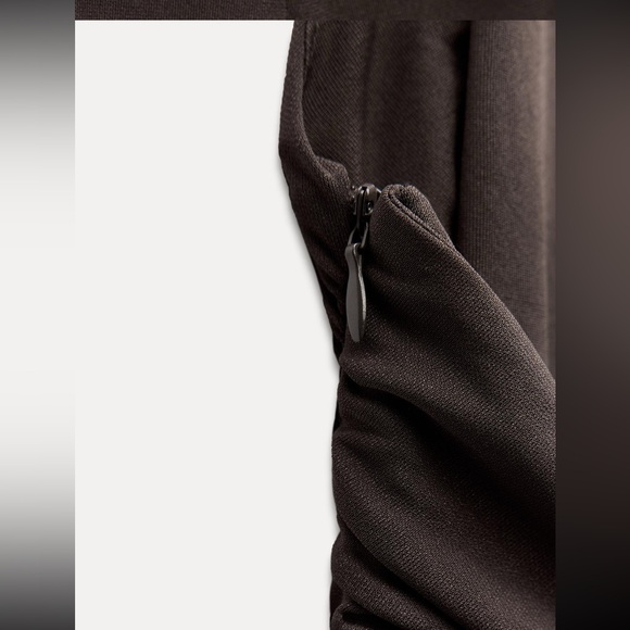 Zara Open Back Halter Dress sz M - Picture 10 of 10